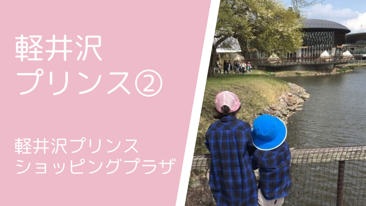 子連れで軽井沢プリンス 子連れで軽井沢プリンスショッピングプラザに行くとこうなる 買い物したかった うさぎツーリスト